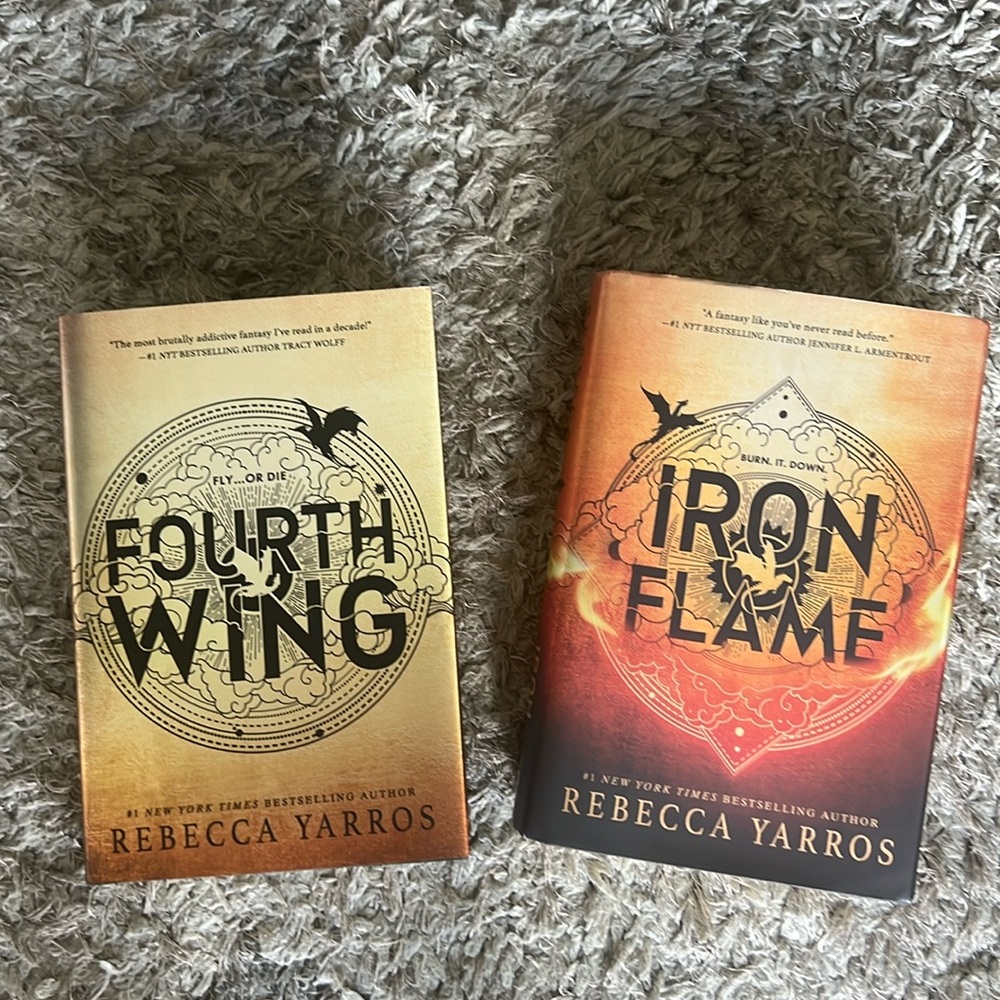 Fourth Wing and Iron Flame by Rebecca Yarros
